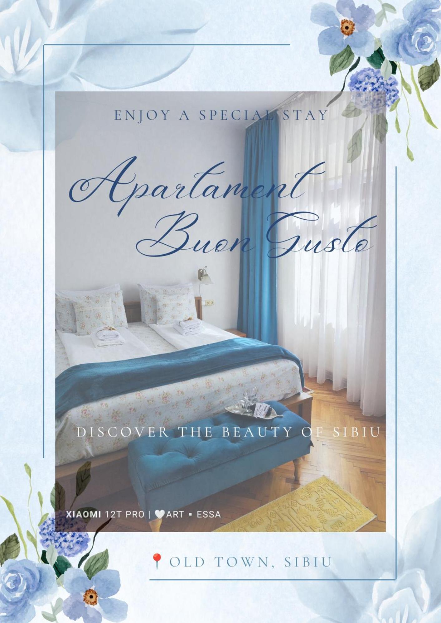 Apartament Buon Gusto,Near Main Square And Liar Bridge,Historical Side Of City Center Сибиу Екстериор снимка
